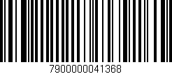 Código de barras (EAN, GTIN, SKU, ISBN): '7900000041368'