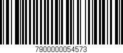 Código de barras (EAN, GTIN, SKU, ISBN): '7900000054573'
