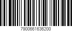Código de barras (EAN, GTIN, SKU, ISBN): '7900661636200'
