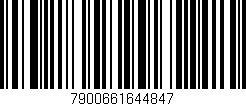 Código de barras (EAN, GTIN, SKU, ISBN): '7900661644847'