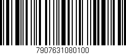 Código de barras (EAN, GTIN, SKU, ISBN): '7907631080100'