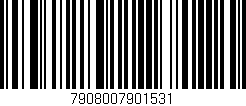 Código de barras (EAN, GTIN, SKU, ISBN): '7908007901531'