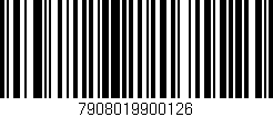 Código de barras (EAN, GTIN, SKU, ISBN): '7908019900126'