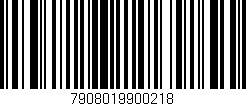 Código de barras (EAN, GTIN, SKU, ISBN): '7908019900218'