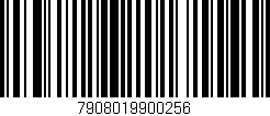 Código de barras (EAN, GTIN, SKU, ISBN): '7908019900256'
