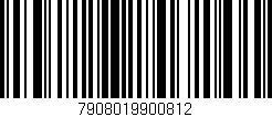 Código de barras (EAN, GTIN, SKU, ISBN): '7908019900812'