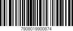 Código de barras (EAN, GTIN, SKU, ISBN): '7908019900874'