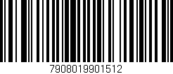 Código de barras (EAN, GTIN, SKU, ISBN): '7908019901512'
