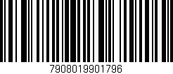 Código de barras (EAN, GTIN, SKU, ISBN): '7908019901796'