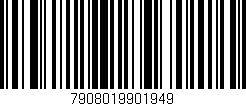 Código de barras (EAN, GTIN, SKU, ISBN): '7908019901949'