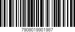 Código de barras (EAN, GTIN, SKU, ISBN): '7908019901987'