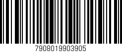 Código de barras (EAN, GTIN, SKU, ISBN): '7908019903905'