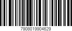 Código de barras (EAN, GTIN, SKU, ISBN): '7908019904629'