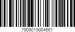 Código de barras (EAN, GTIN, SKU, ISBN): '7908019904681'