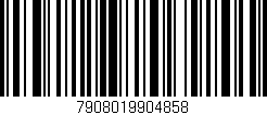 Código de barras (EAN, GTIN, SKU, ISBN): '7908019904858'