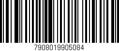 Código de barras (EAN, GTIN, SKU, ISBN): '7908019905084'