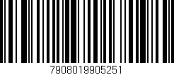 Código de barras (EAN, GTIN, SKU, ISBN): '7908019905251'