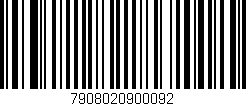 Código de barras (EAN, GTIN, SKU, ISBN): '7908020900092'