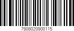 Código de barras (EAN, GTIN, SKU, ISBN): '7908020900115'