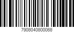 Código de barras (EAN, GTIN, SKU, ISBN): '7908040800068'