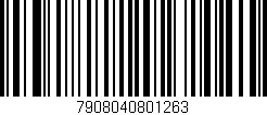 Código de barras (EAN, GTIN, SKU, ISBN): '7908040801263'