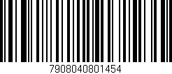 Código de barras (EAN, GTIN, SKU, ISBN): '7908040801454'