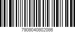 Código de barras (EAN, GTIN, SKU, ISBN): '7908040802086'
