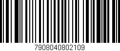 Código de barras (EAN, GTIN, SKU, ISBN): '7908040802109'