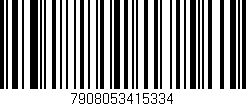 Código de barras (EAN, GTIN, SKU, ISBN): '7908053415334'