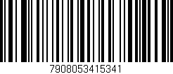Código de barras (EAN, GTIN, SKU, ISBN): '7908053415341'
