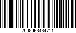 Código de barras (EAN, GTIN, SKU, ISBN): '7908063464711'