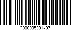 Código de barras (EAN, GTIN, SKU, ISBN): '7908085001437'
