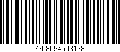 Código de barras (EAN, GTIN, SKU, ISBN): '7908094593138'