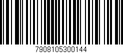 Código de barras (EAN, GTIN, SKU, ISBN): '7908105300144'