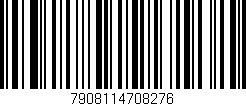 Código de barras (EAN, GTIN, SKU, ISBN): '7908114708276'