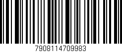 Código de barras (EAN, GTIN, SKU, ISBN): '7908114709983'