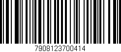 Código de barras (EAN, GTIN, SKU, ISBN): '7908123700414'