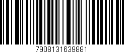 Código de barras (EAN, GTIN, SKU, ISBN): '7908131639881'
