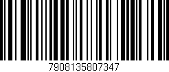 Código de barras (EAN, GTIN, SKU, ISBN): '7908135807347'