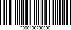 Código de barras (EAN, GTIN, SKU, ISBN): '7908138708030'