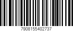 Código de barras (EAN, GTIN, SKU, ISBN): '7908155402737'