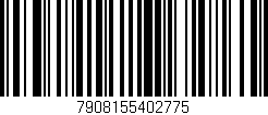 Código de barras (EAN, GTIN, SKU, ISBN): '7908155402775'