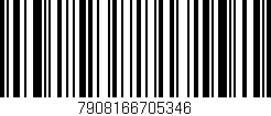Código de barras (EAN, GTIN, SKU, ISBN): '7908166705346'