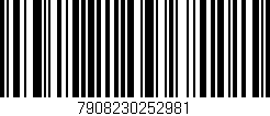 Código de barras (EAN, GTIN, SKU, ISBN): '7908230252981'