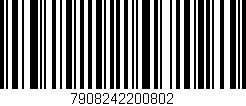 Código de barras (EAN, GTIN, SKU, ISBN): '7908242200802'
