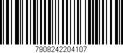 Código de barras (EAN, GTIN, SKU, ISBN): '7908242204107'