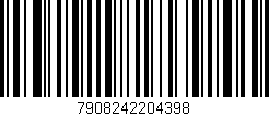 Código de barras (EAN, GTIN, SKU, ISBN): '7908242204398'