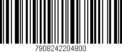 Código de barras (EAN, GTIN, SKU, ISBN): '7908242204800'