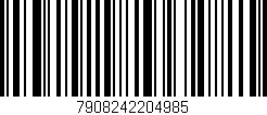 Código de barras (EAN, GTIN, SKU, ISBN): '7908242204985'