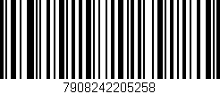 Código de barras (EAN, GTIN, SKU, ISBN): '7908242205258'